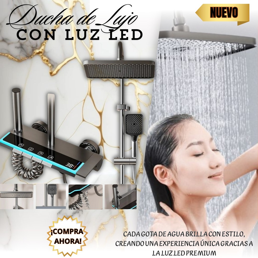 Miniatura 2 de SHOWER CON LUZ LED DE LUJO💧💧